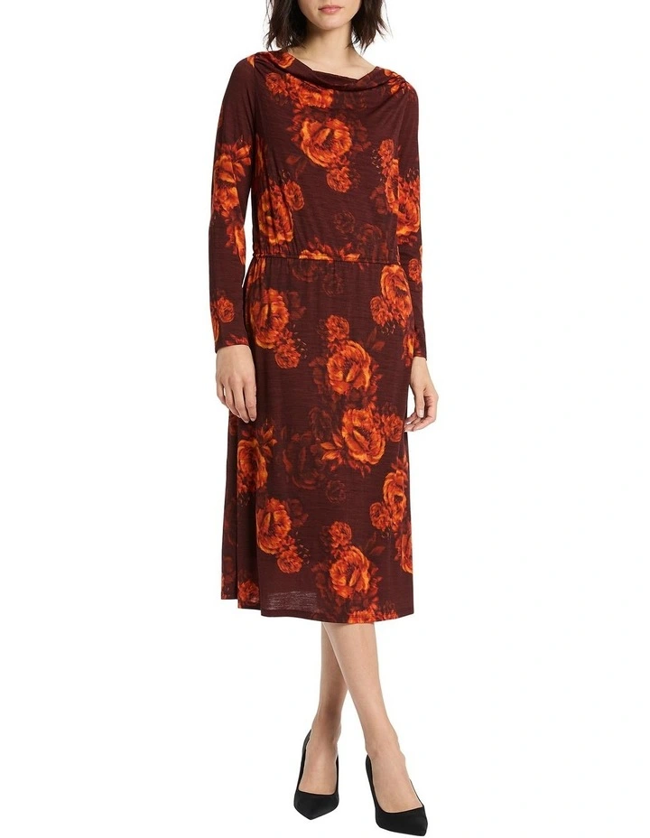 Briar Babywool Dress in Dark Walnut