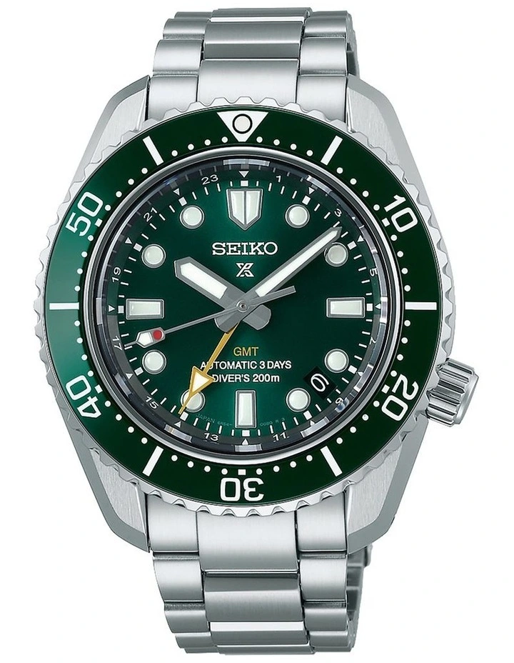 Prospex GMT SPB381J in Silver & Green