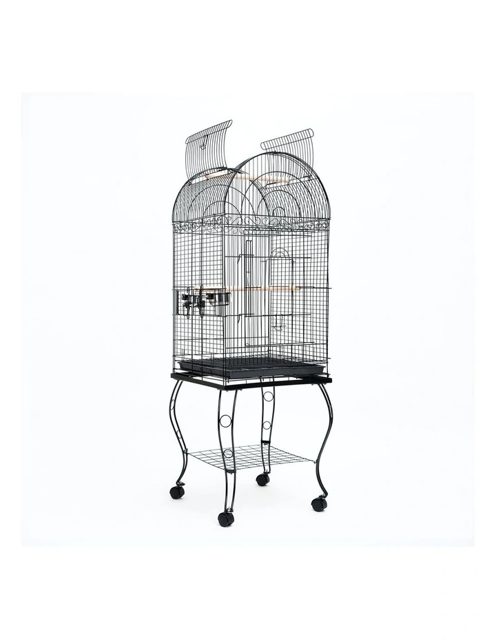 Parrot Aviary Soprano 164cm Bird Cage in Black