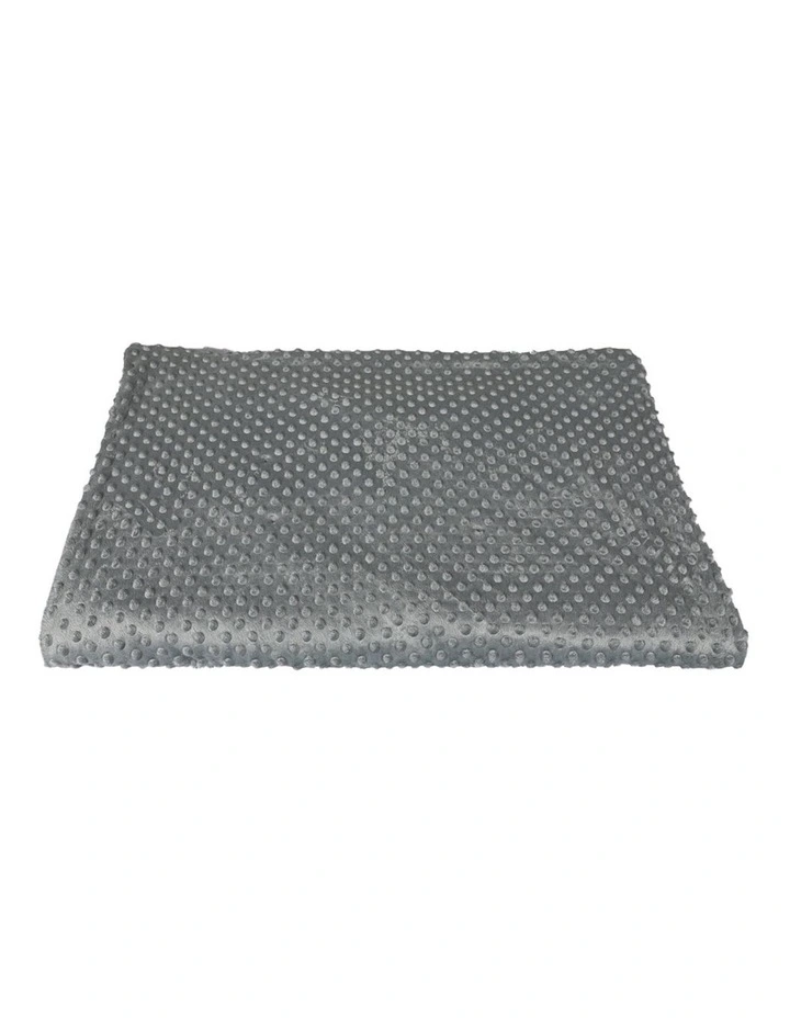 Single Weighted Blanket Cover Quilt in Dark Grey