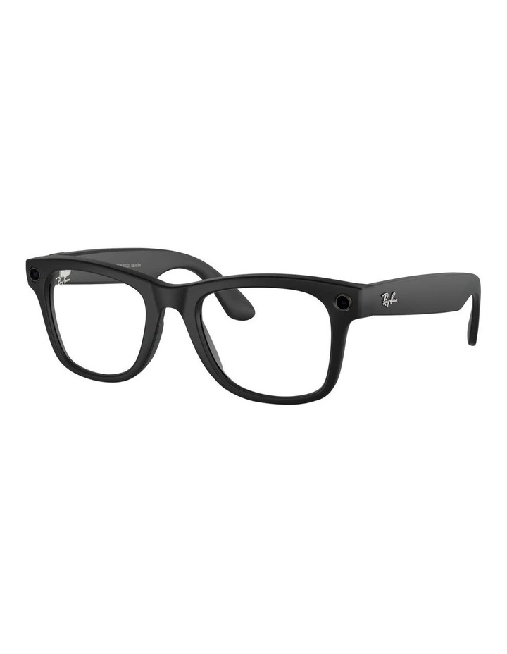 Meta Wayfarer Sunglasses in Black