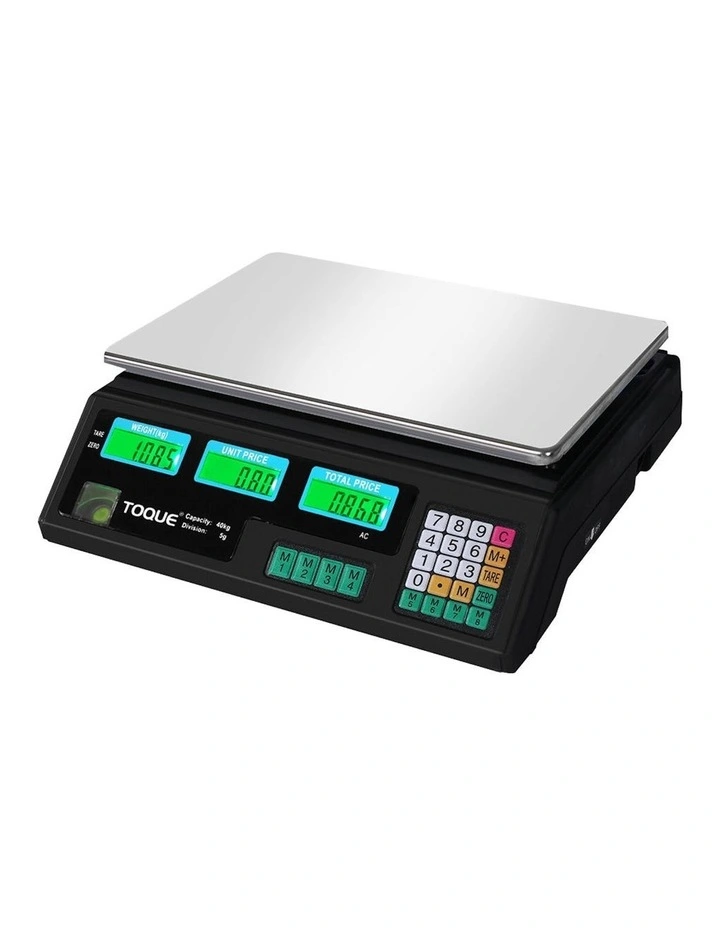 Digital Commercial Scale 40kg in White