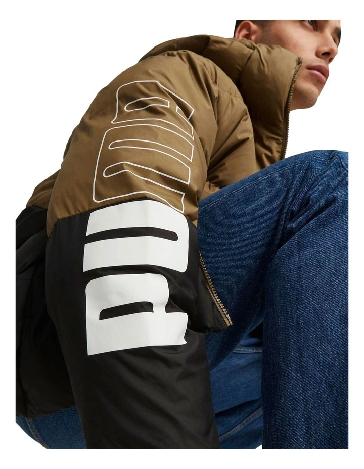 Power Hooded Jacket in Chocolate Chip