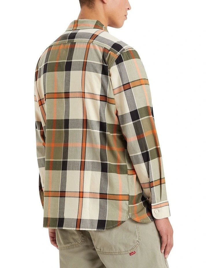 Workwear Classic Worker Shirt in Temescal Plaid Fog
