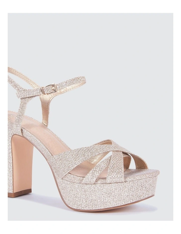 Luella Heels in Gold