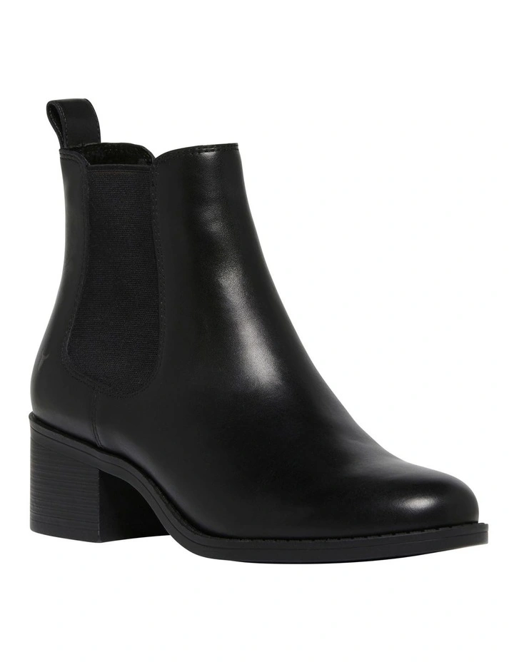 Beyond Black Leather Boot