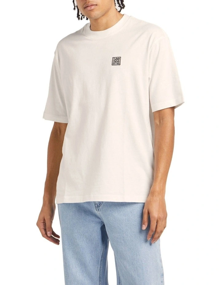 Lee Limited Baggy Tee in Vintage White