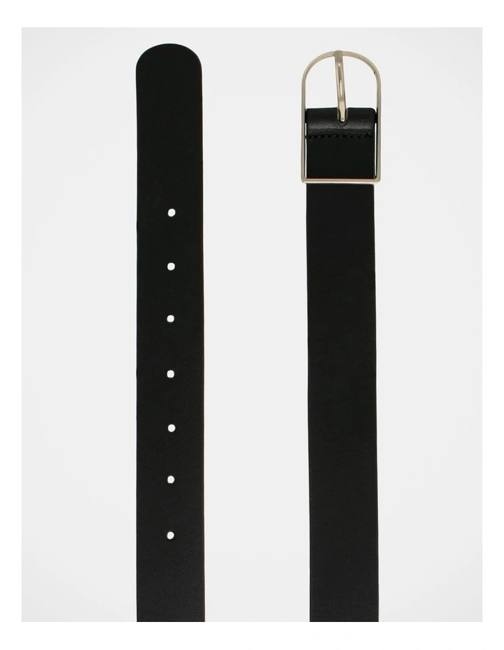 Olinda Leather Belt in Black