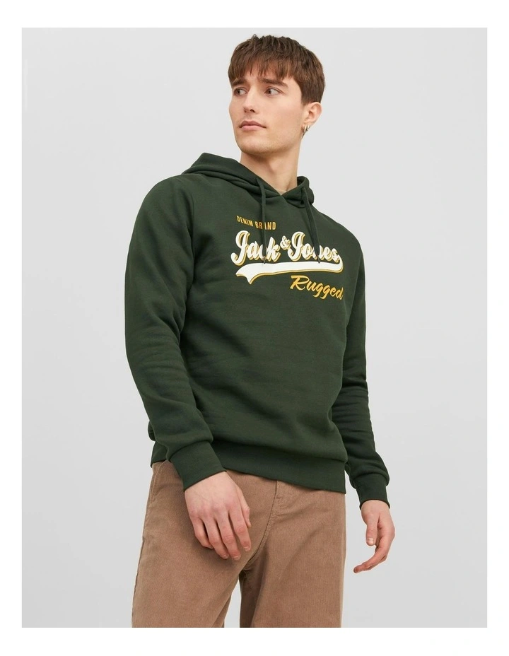 Logo Hoodie in Green