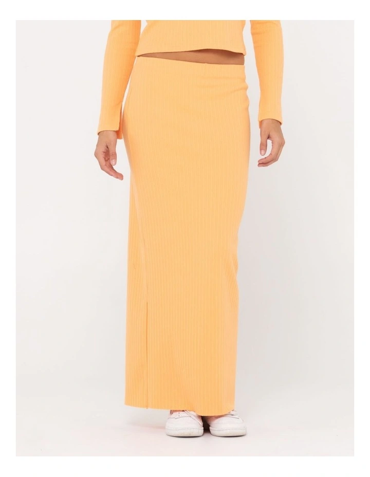 Scarlett Maxi Skirt in Orange