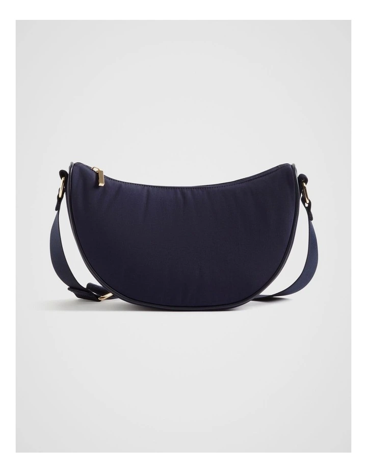 Monochrome Saddle Bag in Midnight Sky