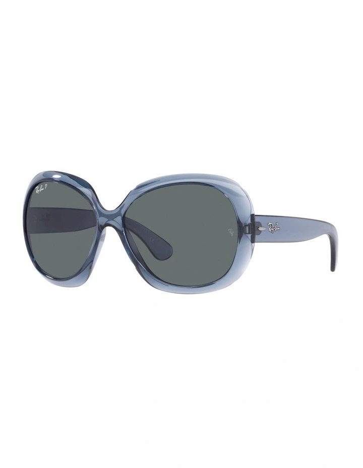 Jackie Ohh II Transparent Blue Polarised Sunglasses