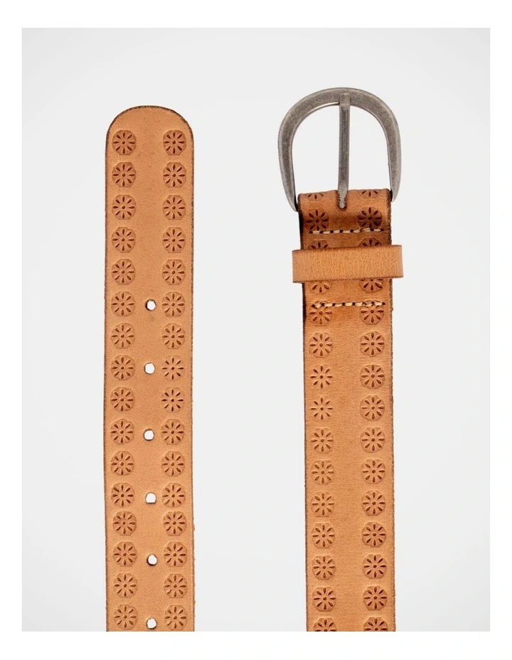 Bankstown Leather Belt in Natural