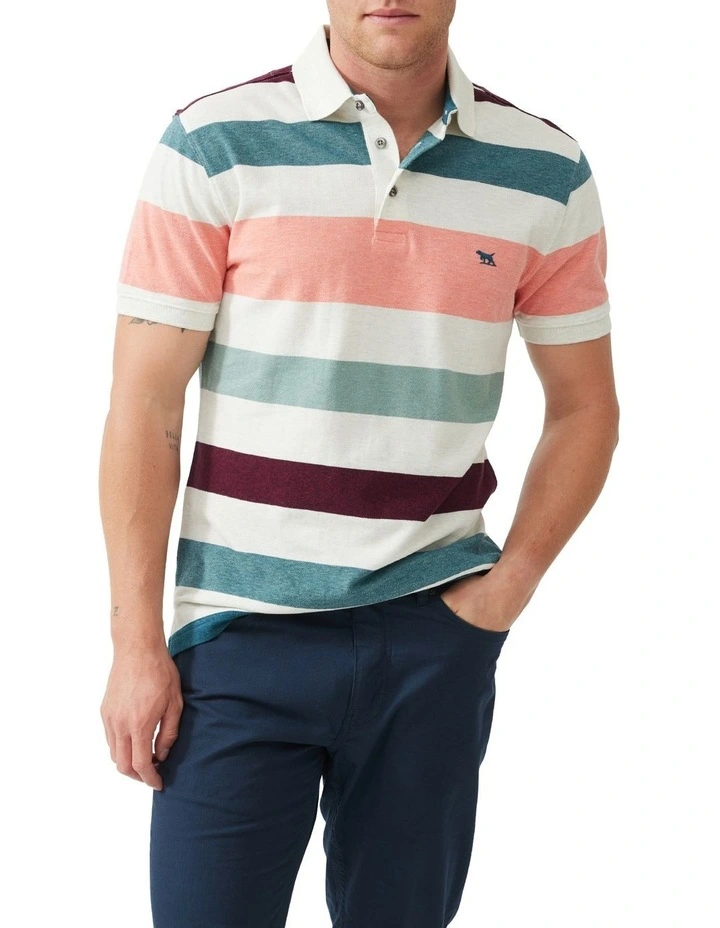 Cambridge Polo Shirt in Sunset