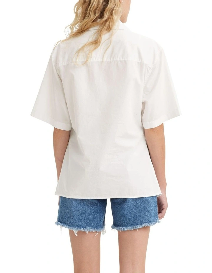 Alfie Shirt in White Alyssum