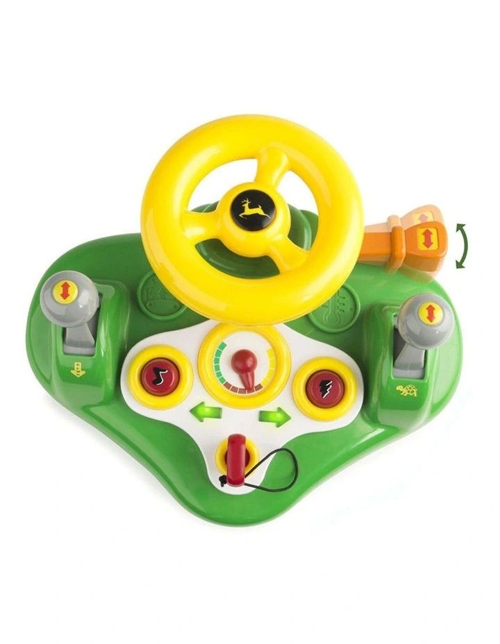 Busy Car Driver Driving Steering Wheel Lights On Sounds Toy Kids/Ride