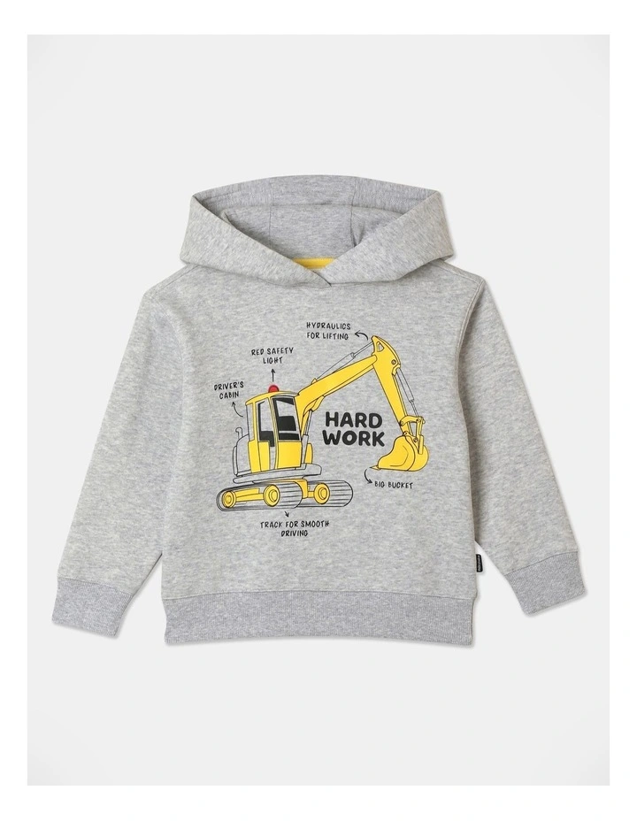 Essentials Hoodie in Grey Marle