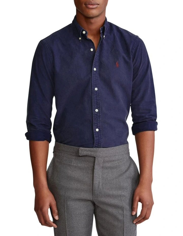 Classic Fit Garment-Dyed Oxford Shirt