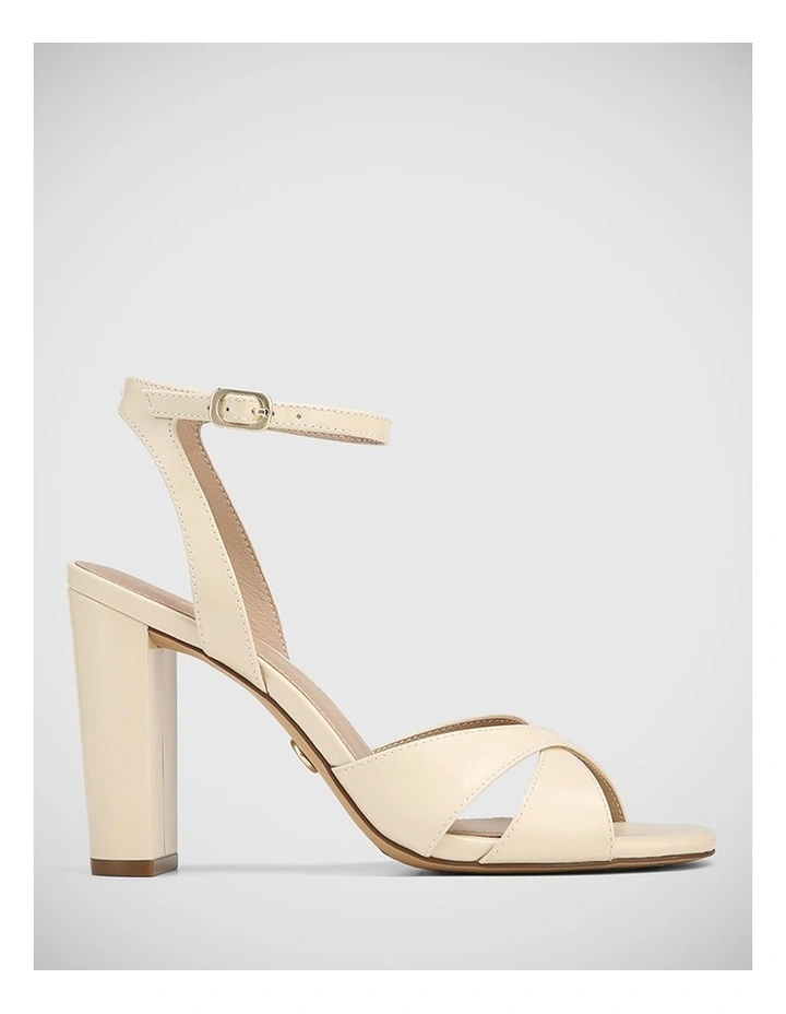 Rimini Leather Sandal in Ivory