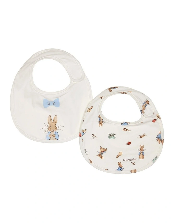Bib Set 2 Pack in White