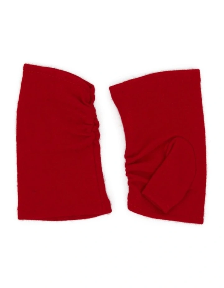 Fleur Gloves in Red