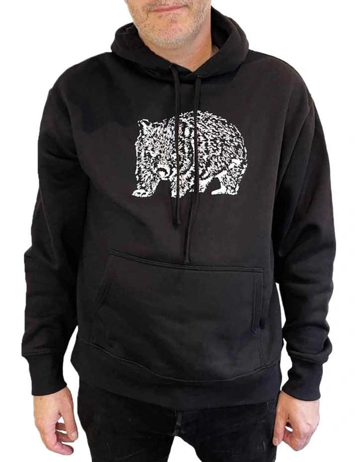 Wombat Hoodie in Black