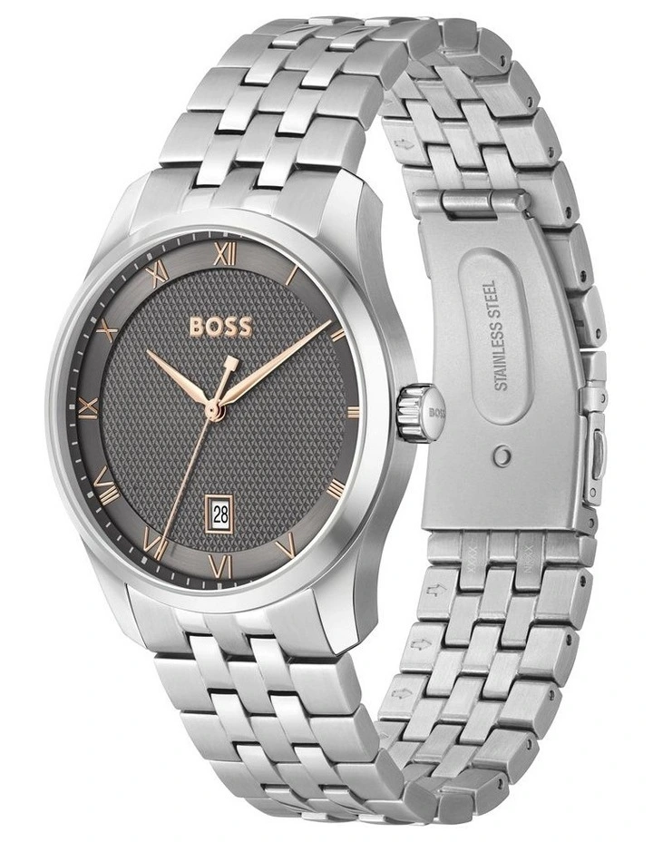 Principle Stainless Steel Watch in Grey