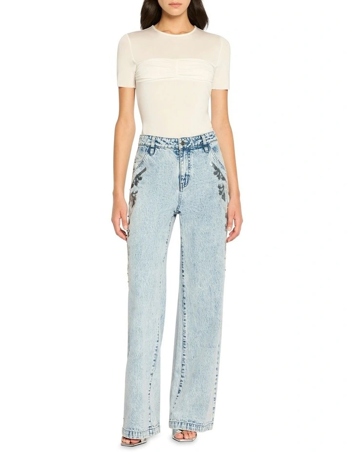 In Orbit Top in White
