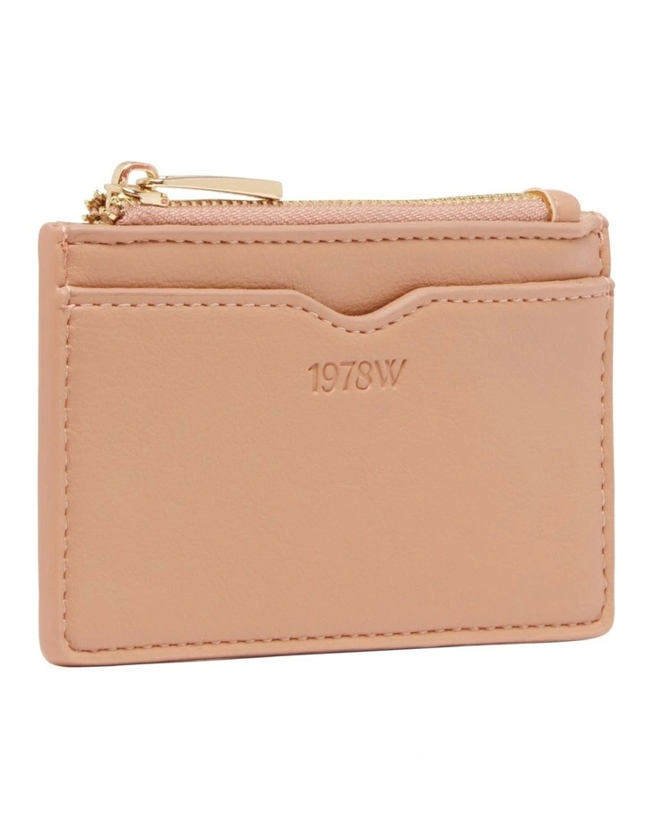 Card Wallet in Beige