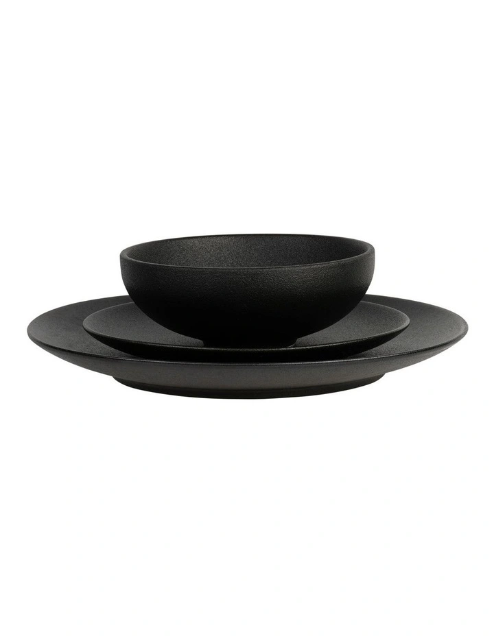 Caviar Dinner Set 12 Piece Gift Boxed in Black