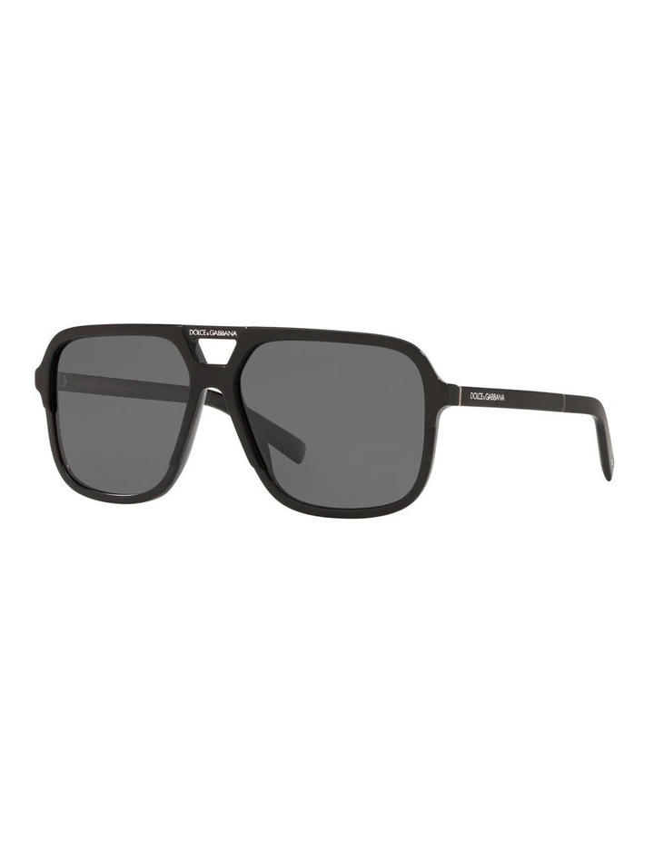 DG4354 Black Polarised Sunglasses