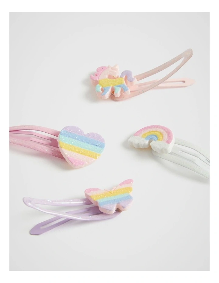 Rainbow Motif Snap Pack in Multi