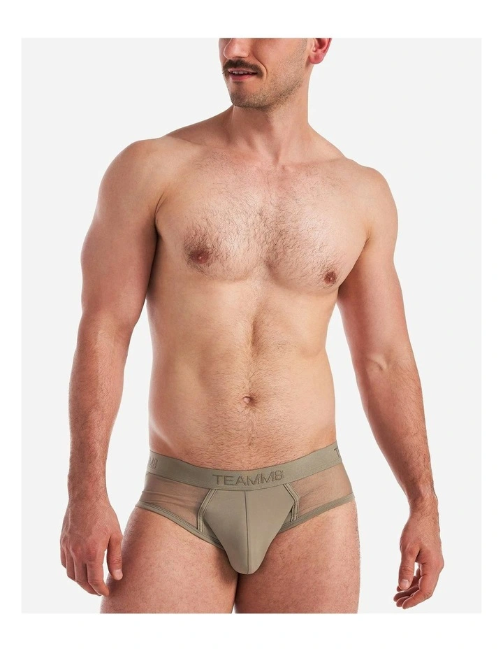 Score Sheer Brief in Army