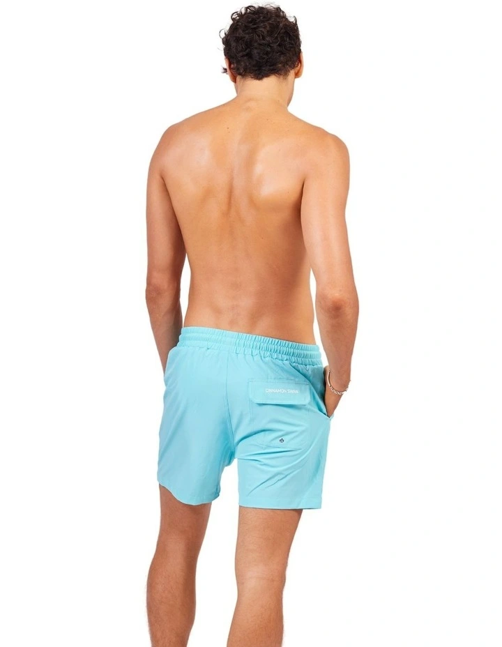 Limited Edition Sustainable Swim Shorts in Tropez Blue