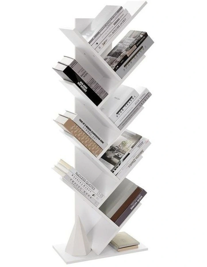 8 Tier Tree Bookshelf in White