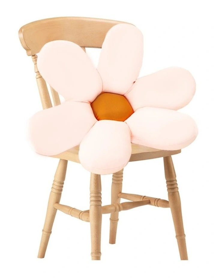 Daisy Flower Shape Cushion in Pink