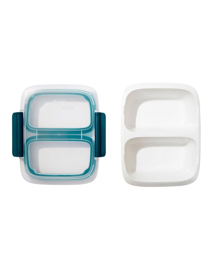 Prep And Go Divided Container in Blue