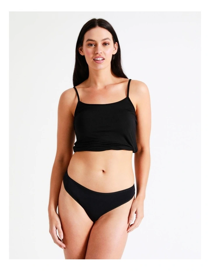 Modal G-string in Black
