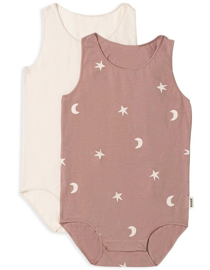 Baby Wonderbodies Singletsuit 2 Pack in Multi