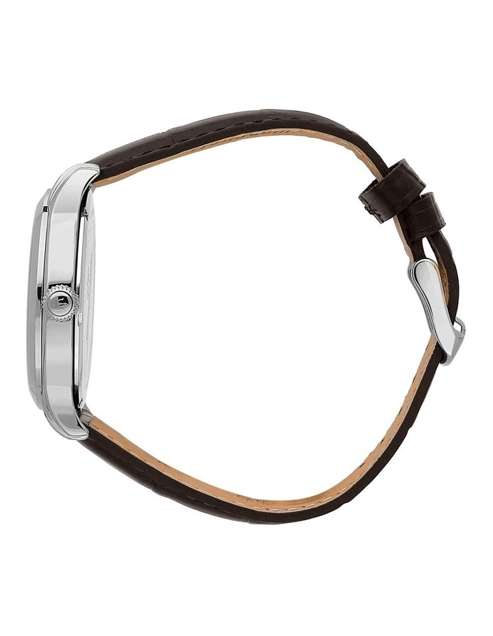 Epoca Leather Watch 42mm in Brown