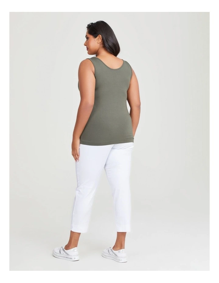 Bamboo Base Cami in Dusty Olive