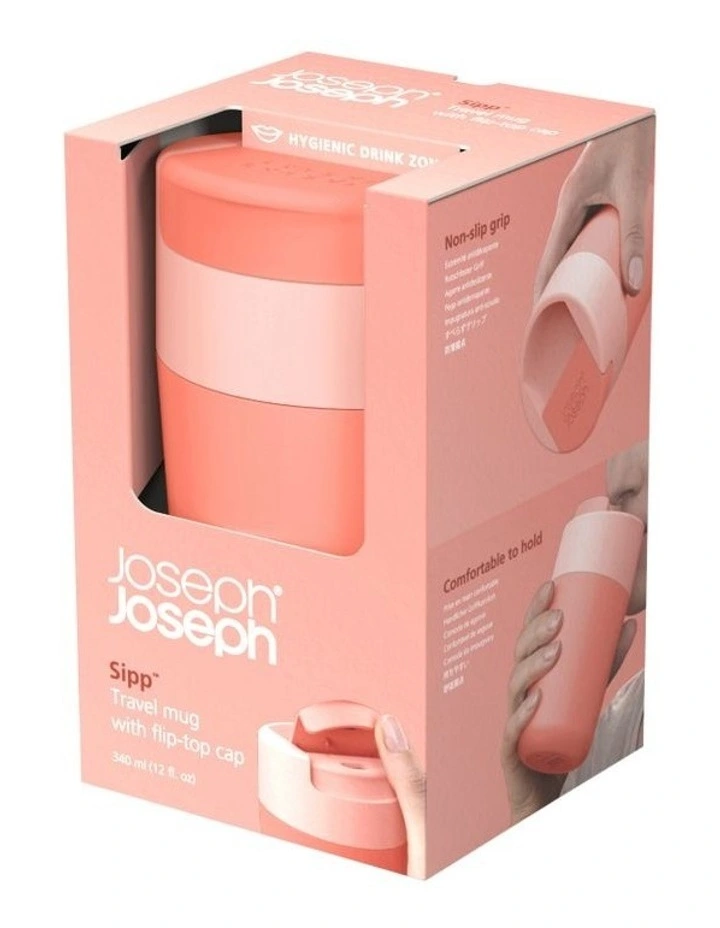Sipp Travel Mug 340 ml in Coral