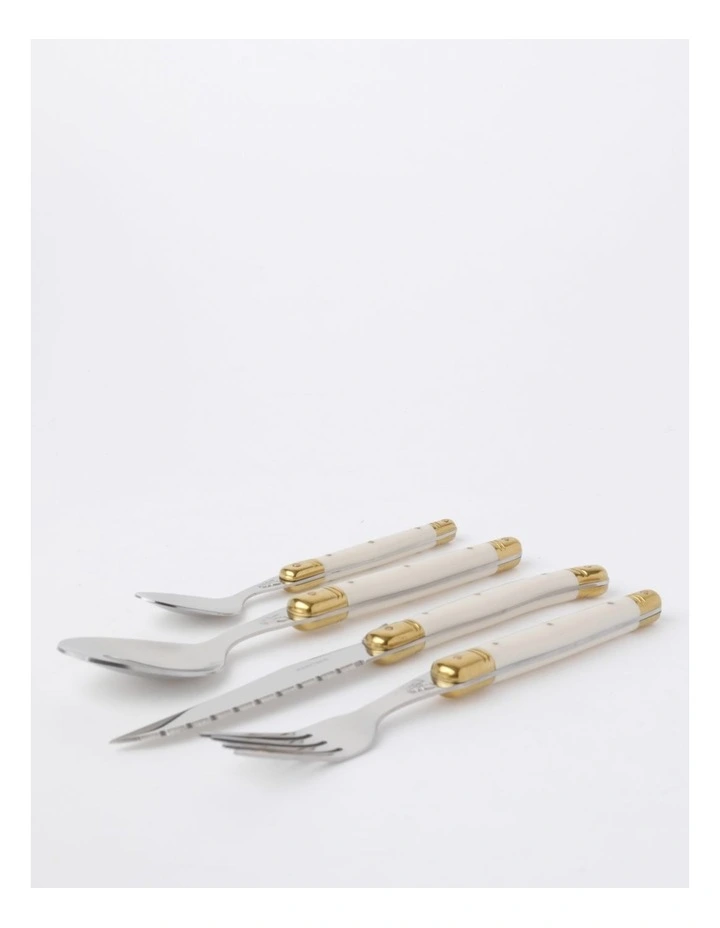 Laguiole Sophistique 24pc Cutlery Set in Ivory