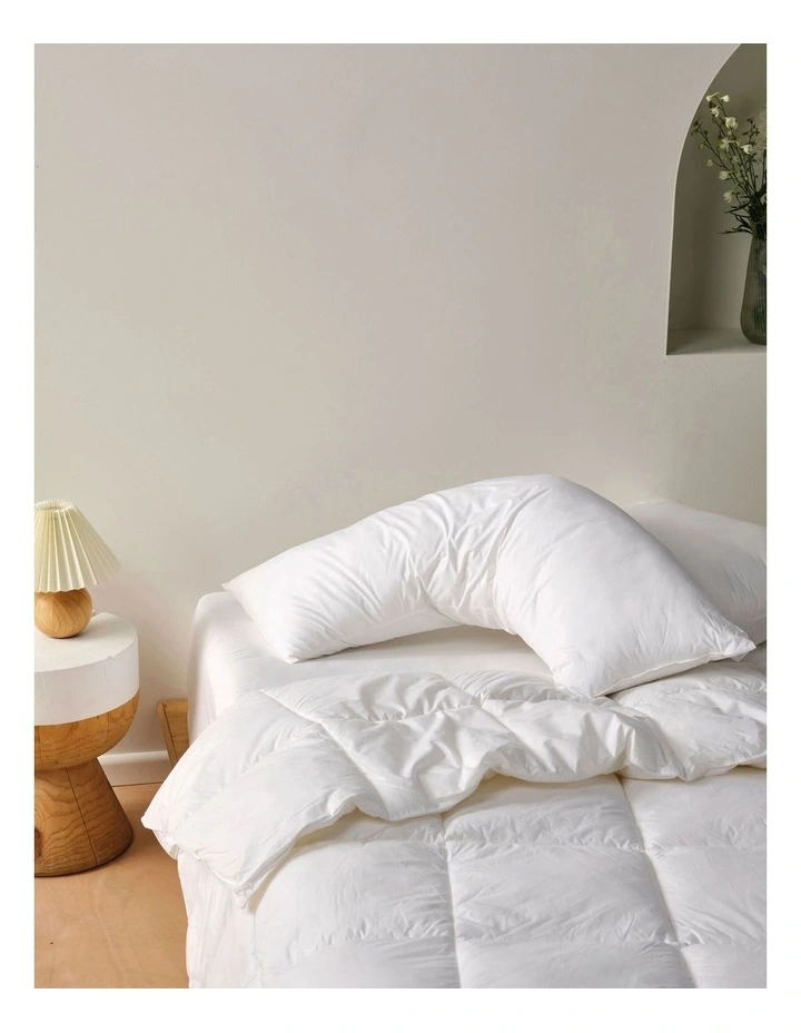All Seasons U Shape Pillow in White
