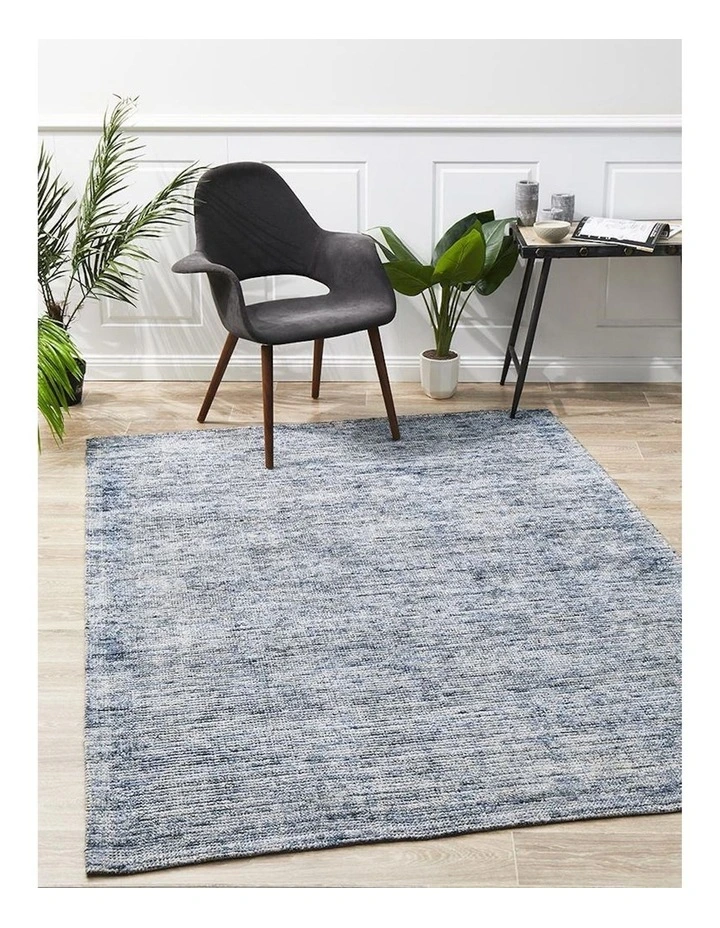 Allure Cotton Rayon Rug in Indigo