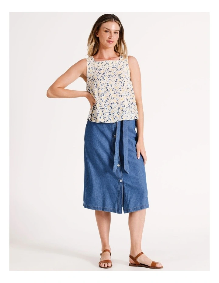 Eco Sleeveless Peplum Blouse in Assorted