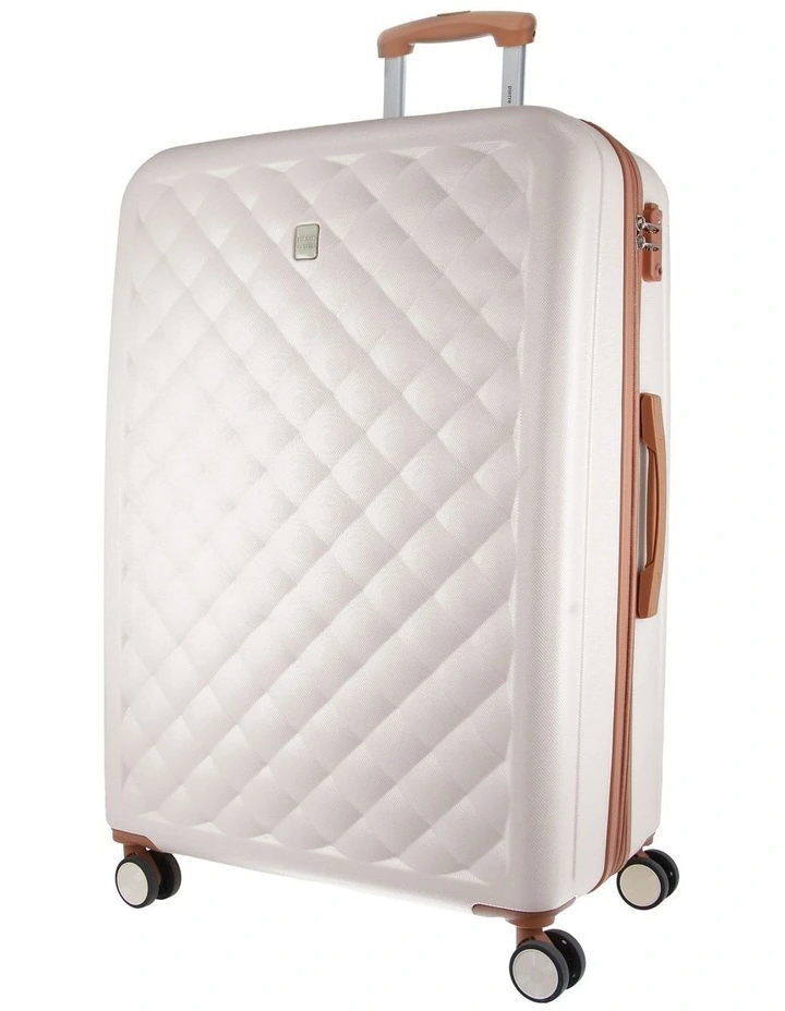 Metro 80cm Large Hard Shell Case in White