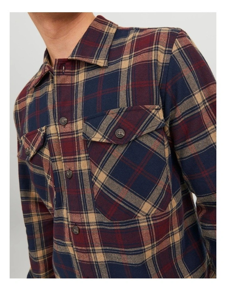 Eddie Overshirt in Red