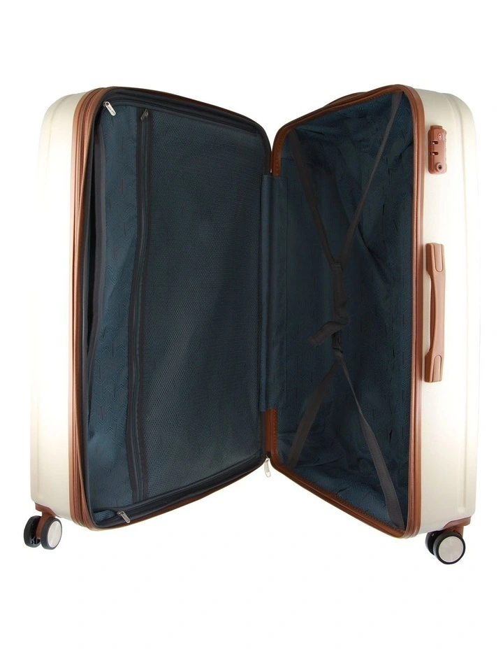 Metro 80cm Large Hard Shell Case in White