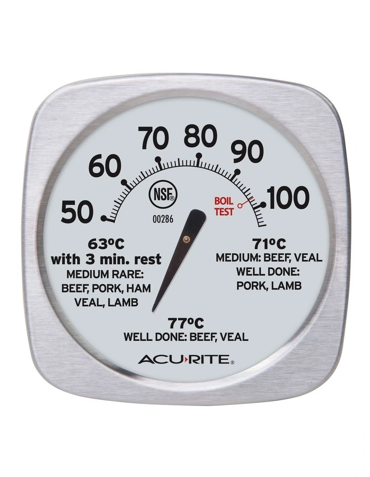 Gourmet Meat Thermometer in Silver